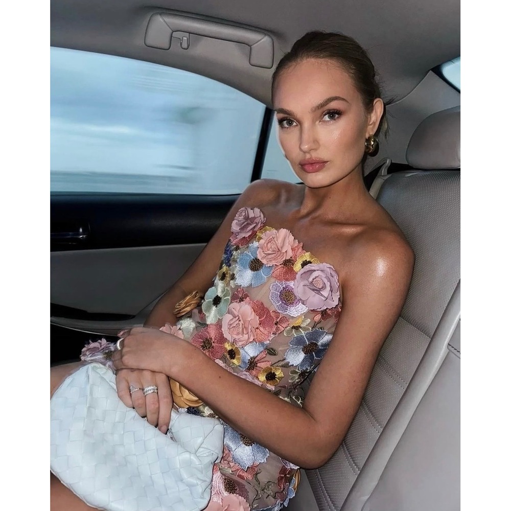 NWT Bronx and Banco Bouquet Maraya Mini Dress $750 - Size 2 / XS - Picture 2 of 16